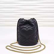 Gucci GG Marmont mini bucket leather bag - 5