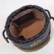 Gucci GG Marmont mini bucket leather bag - 3