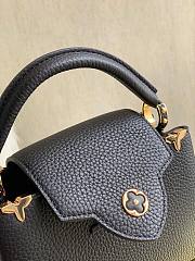 Louis Vuitton Capucines Mini Bag Taurillon Black M56848 - 3