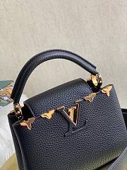 Louis Vuitton Capucines Mini Bag Taurillon Black M56848 - 2