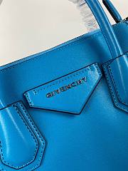 Givency Small Antigona Soft Bag In Deep Blue Leather - 2