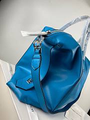Givency Medium Antigona Soft Bag In Deep Blue Leather - 6