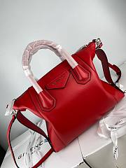 Givency Small Antigona Soft Bag In Red Leather - 6