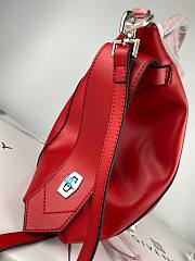 Givency Small Antigona Soft Bag In Red Leather - 4