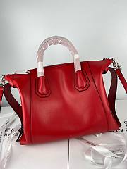 Givency Small Antigona Soft Bag In Red Leather - 2