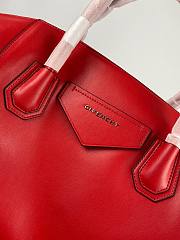 Givency Medium Antigona Soft Bag In Red Leather - 3