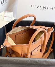 Givency Small Antigona Soft Bag In Brown Leather - 3