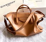 Givency Medium Antigona Soft Bag In Brown Leather - 4
