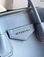 Givency Small Antigona Soft Bag In Blue Leather - 6