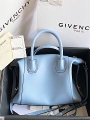 Givency Medium Antigona Soft Bag In Blue Leather - 2