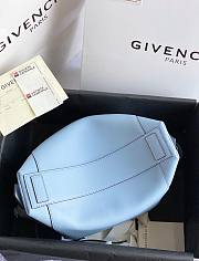 Givency Medium Antigona Soft Bag In Blue Leather - 6
