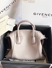 Givency Small Antigona Soft Bag In Gray Leather - 5