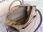 Givency Medium Antigona Soft Bag In Gray Leather - 5