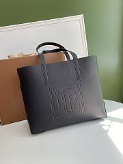 Buberry black tote leather bag  - 1