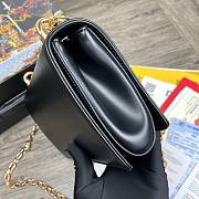 D&G Nappa leather DG Girls shoulder bag in black - 2