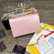 D&G Nappa leather DG Girls shoulder bag in pink - 2