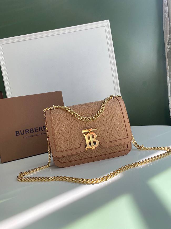 Burberry Small Leather Thomas Crossbody Bag - 1