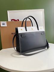 Burberry Leather Title Tote Bag - 4