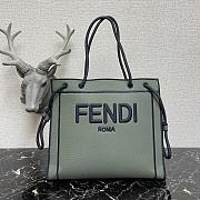 Fendi Roma Tote Bag Green - 1