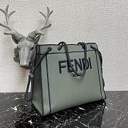 Fendi Roma Tote Bag Green - 3