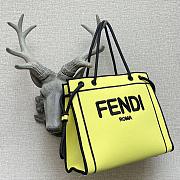 Fendi Roma Tote Bag Yellow - 4