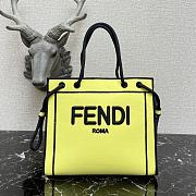 Fendi Roma Tote Bag Yellow - 3