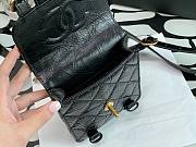 Chanel 19 case phone black leather - 6