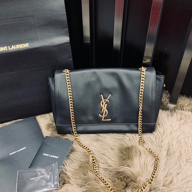 YSL Kate Leather Black 553804 - 1