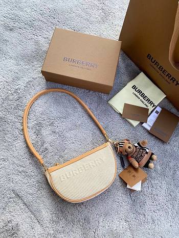 Burberry Olympia Pouch Checked Shoulder Bag