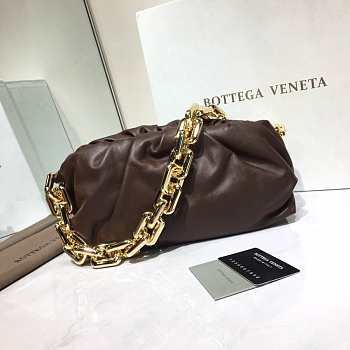 Bottega Veneta The Chain Pouch brown shoulder bag