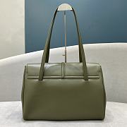 Celine Large Soft 16 bag in Green Smooth Calfskin  - 2