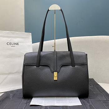 Celine Large Soft 16 bag in Black Smooth Calfskin
