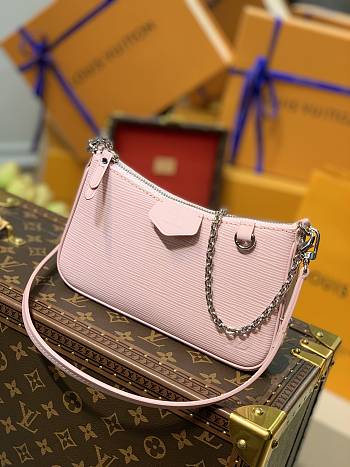 LV Easy Pouch On Strap Epi Leather in Pink M80471
