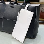 Bottega Veneta Intrecciato lamp skin tote black bag 609175 - 2