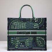 Dior Tote Book Green Elephant 41cm  - 1