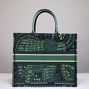 Dior Tote Book Green Elephant 41cm  - 6