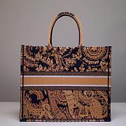 Dior Tote Book Orange Monkey 41cm - 3