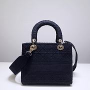 Dior Lady D-lite in blue 24cm - 2