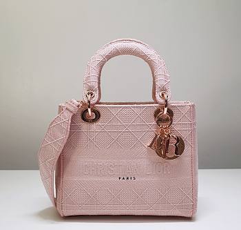 Dior Lady D-lite in pink 24cm