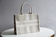 Dior book tote in cream 41cm - 1