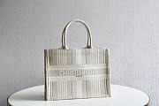 Dior book tote in cream 41cm - 3