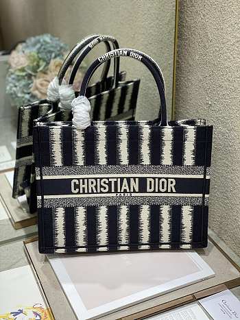 Dior book tote in blue 36cm