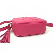 Gucci GG Soho disco shoulder bag in pink 21cm - 4