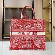 Dior Tote Book CD Red 41cm - 1