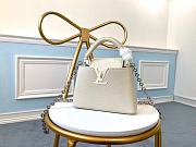 Louis Vuitton Capucines White BB 21cm M53960 - 2