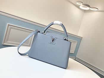 Louis Vuitton 27cm Capucines Blue BB M55356 