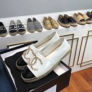 Chanel White Espadrilles Flats - 2