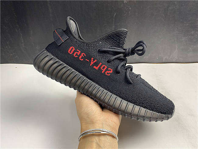 Adidas Yeezy 350 Boost V2 all black and red Cp9652 - 1