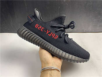 Adidas Yeezy 350 Boost V2 all black and red Cp9652