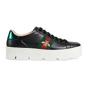 Gucci Ace Embroidered Platform Sneaker - 4